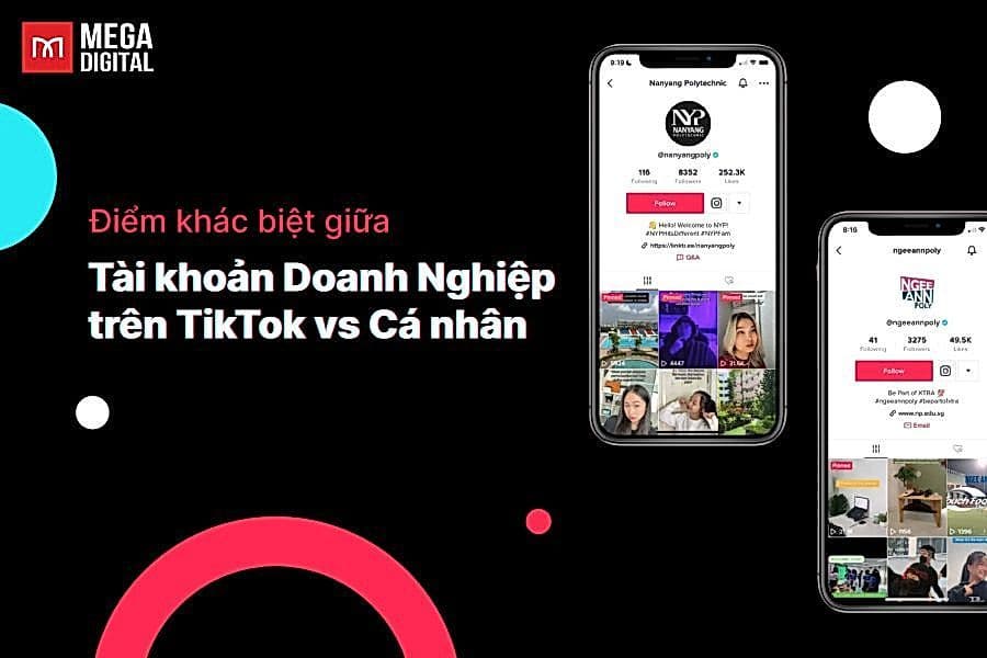 Tài khoản Doanh nghiệp TikTok là gì? Khác gì với cá nhân?